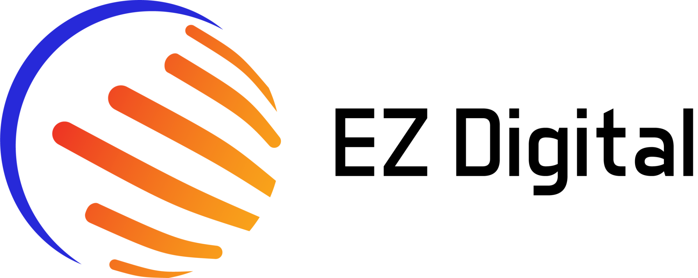 EZ Digital Marketing Agency Blue Logo